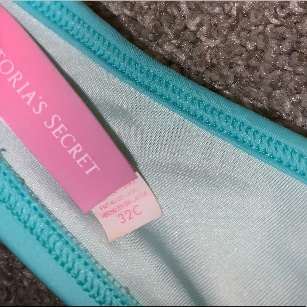 Victorias Secret Light Blue Bikini top size 32C - Picture 11 of 11